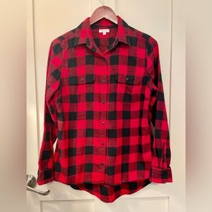 North Crest Outdoor Buffalo Plaid Button Down